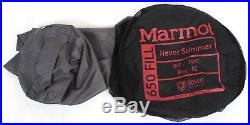 Marmot Never Summer Sleeping Bag 0 Degree Down 6'0 /39667/