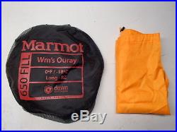 Marmot Ouray Sleeping Bag 0-Degree Down Women's/Long /25612/