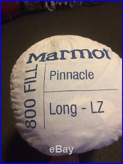 Marmot Pinnacle +15 Sleeping Bag (800 Down Fill) Long