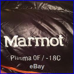Marmot Plasma 0 Degrees 900 Fill Down Sleeping Bag