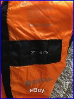 Marmot Plasma 0 Sleeping Bag Rare 900 Fill Regular Size NEW Mint Cond
