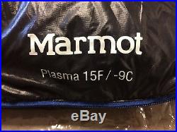 Marmot Plasma 15 Degree Down Sleeping Bag 900 Fill Long