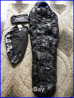 Marmot Plasma 15 degree 900+ Down Fill Sleeping Bag-Reg Size New withTags and Bags