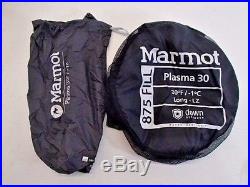 Marmot Plasma 30 Sleeping Bag 30 Degree Down- Long /31844/