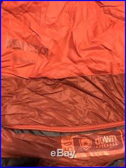 Marmot Rampart Long 5F 650+ Fill Down Sleeping Bag With Compression & Stuff Sack