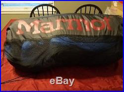 Marmot Sawtooth 15 Degree Mummy Long Left Zip 600 Fill Down Sleeping Bag 3 lbs