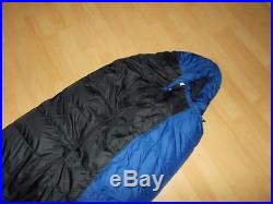 Marmot Sawtooth -9c DOWN REGULAR Hooded Sleeping Bag 85.5 x 33 MINT