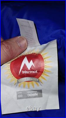 Marmot Sawtooth Reg Goose Down Mummy Sleeping Bag 15 F / -9 C New with Tags