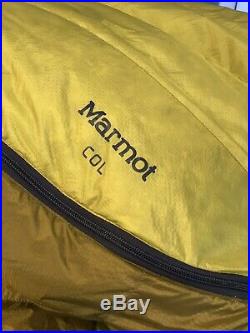 Marmot South Col Sleeping Bag Long -20 800 Fill Down Like New Denali Camping