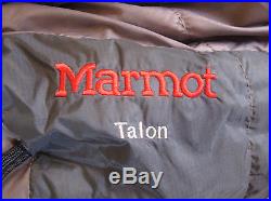 Marmot Talon Down sleeping bag 2 lbs ultralight- pristine condition