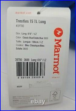 Marmot Trestles 15 TL Long Sleeping Bag, 6'6 / LZ-Blue, 39700-3600L