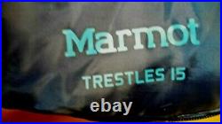 Marmot Trestles 15 Womens Cold-Weather Mummy Sleeping Bag 15-Degree Rating REG