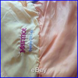 Marmot Trestles 30F synthetic sleeping bag with stuff sac used