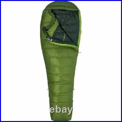 Marmot Unisex Never Winter Sleeping Bag Left zip, Regular, Cilantro/Tree Green