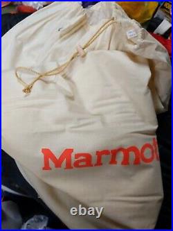 Marmot Zero Degrees Goose Down Sleeping Bag gossamer, long, left side open mummy