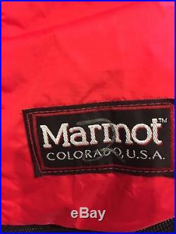 Marmot snowgoose Goretex and down sleeping bag -5 deg F, vintage 1990's