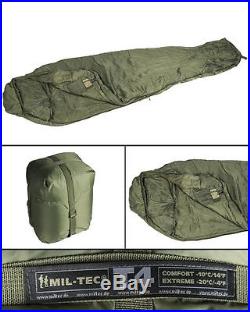 Mil-Tec Schlafsack Tactical 4 Oliv Outdoor Survival Campingschlafsack 230x80cm