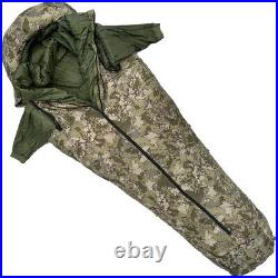 Military -44C Camouflage Goose Down Ultralight Sleeping Bag (Sleeves Removable)