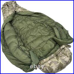 Military -44C Camouflage Goose Down Ultralight Sleeping Bag (Sleeves Removable)