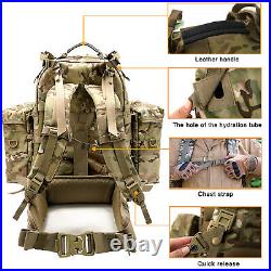 Military Backpack Army Rucksack for men, MOLLE 2 Medium Assault Pack with Frame