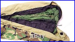 Military Modular 4-Piece Sleeping Bag System with Gortex Cover VG Condition