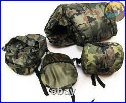 Military Modular Sleep System. Sleeping Bag + Compression Bags + Mosquito Net