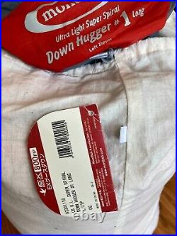 MontBell UL Super Spiral Down Hugger #1 Long 15°F Gently Used, Excellent