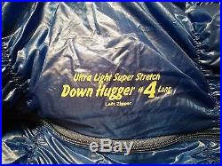 MontBell Ultra Light Super Stretch Down Hugger #4 Long Sleeping bag