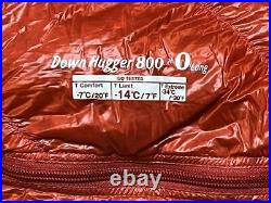 Mont-Bell Down Hugger 800 #0 Long Sleeping Bag with Strenge Bag Good Condition