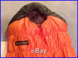 Mont Bell UL SS Down Hugger 800 #1, 15 Degree Sleeping Bag, R Zip, Fits ^ 5' 10