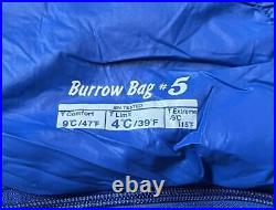 Mont-bell Barrow Bag #5 R Zipper Sleeping Bag Outdoor Camp Used Very Good