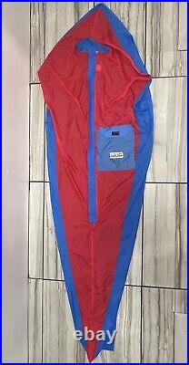 Mont-bell Breeze Dry Tec Zip Sleeping Bag Cover Rare Blue And Red
