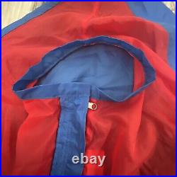 Mont-bell Breeze Dry Tec Zip Sleeping Bag Cover Rare Blue And Red