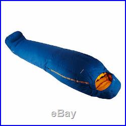Montane Unisex Minimus Sleeping Bag Blue Sports Outdoors Half Zip Hooded Warm