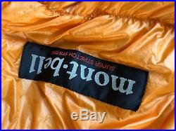 Montbell Mont bell Super Stretch Down Hugger #2 Down Sleeping Bag 25 Right Zip