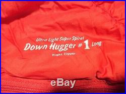 Montbell Super Spiral Down Hugger #1 MINUS 10 Sleeping Bag Long AWARD WINNING