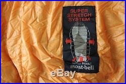 Montbell Ultra Light Down Hugger #2 Long (right zipper) sleeping bag