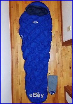 Montbell Ultra light Down Spiral Hugger #5 Sleeping bag, 459g, 40F, Excellent