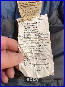Moonstone 650 Muir Trail II 30×71 568 Gram Goose Down Mummy Sleeping Bag