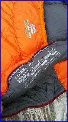Mountain Equipment Classic 300 Down Insulated Ultralight Sleeping Bag superb