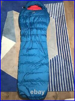 Mountain Equipment Classic 500 Down Sleeping Bag Colour Blue Size Regular