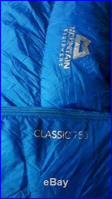 Mountain Equipment Classic 750 sleeping bag. Pre-owned