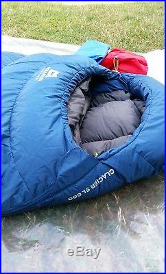 Mountain Equipment Glacier S/L 600 Down Insulated Sleeping Bag Excellent