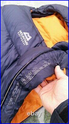Mountain Equipment Helium 600 Down Insulated Sleeping Bag Excellent