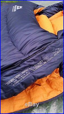 Mountain Equipment Helium 800 Down Insulated 4-season Sleeping bag excellent