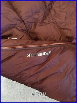 Mountain Equipment SPELLBINDER Reg Down Sleeping Bag Brown