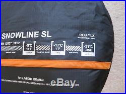 Mountain Equipment Snowline SL Sleeping Bag Immaculate Cond