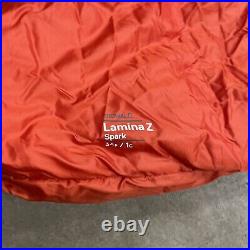 Mountain Hardware Orange Sleeping Bag Lamina Z Spark 34F NWT