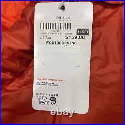 Mountain Hardware Orange Sleeping Bag Lamina Z Spark 34F NWT