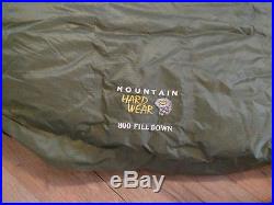 Mountain Hardware Spectre SL 800 fill 20 degree F sleeping bag Regular